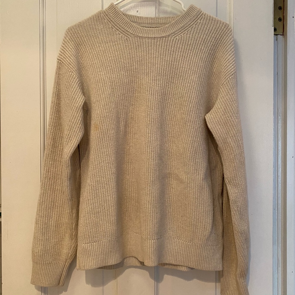 GAP men's cotton cable knit sweater